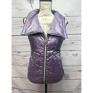 Calvin Klein‎ Performance Lavender Zip Up Quilted Vest Size Small